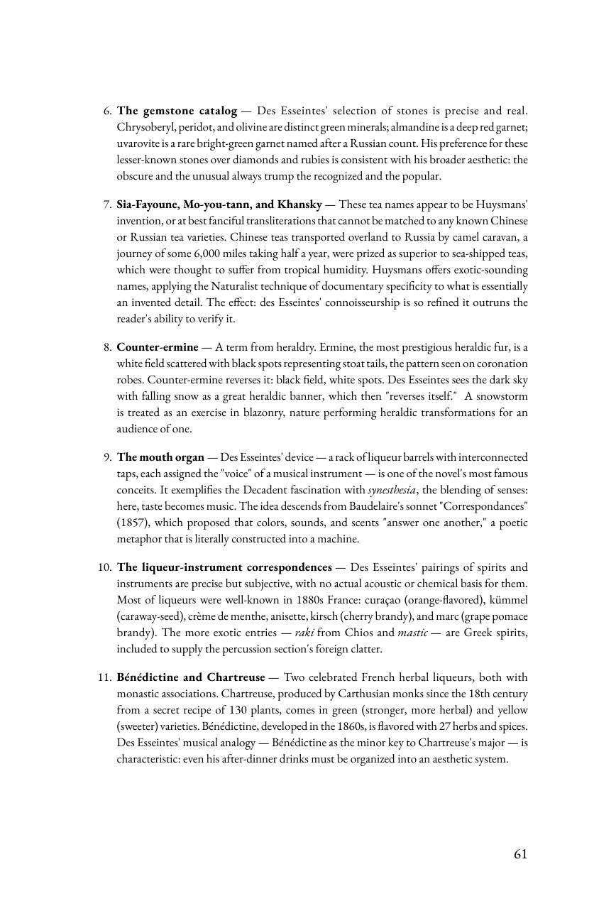 Page 61 of the Time Warp Edition interior: explanatory notes including note 9, The mouth organ